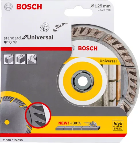Bosch PRO Multi Material gyémánt vágótárcsa, 125 x 22,23 mm