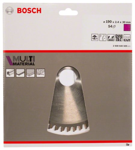 Bosch PRO Multi Material körfűrészlap