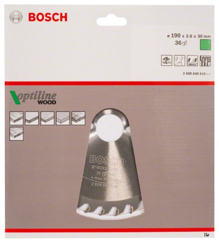 Bosch PRO Wood körfűrészlap