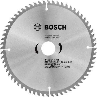 Bosch ECO for Aluminium körfűrészlap 210x2,4/1,8x30 64T