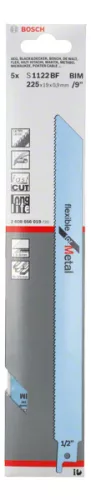 Bosch S 1122 BF Flexible for Metal szablyafűrészlap