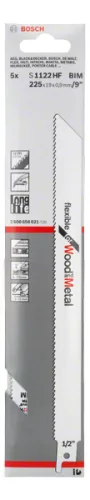 Bosch S 1122 HF Flexible for Wood and Metal szablyafűrészlap