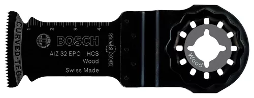 Bosch AIZ 32 EPC HCS, Curved-Tec, Wood