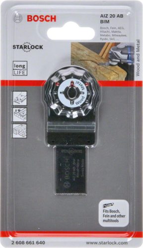 Bosch AIZ 20 AB BIM, Wood and Metal