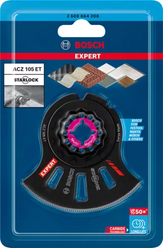 Bosch EXPERT MultiMaterial Segment Blade ACZ 105 ET rezgőfűrészlap