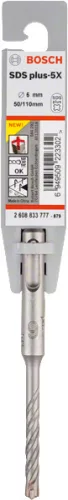 Bosch PRO SDS plus-5X kalapácsfúrószár, 6 x 50 x 110 mm
