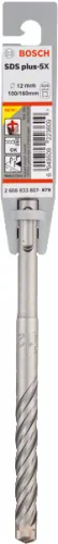 Bosch PRO SDS plus-5X kalapácsfúrószár, 12 x 100 x 160 mm