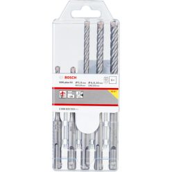   Bosch PRO SDS plus-5X kalapácsfúrószár-készlet, 5 / 6 / 6 / 8 / 10 mm, 5 részes