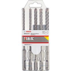   Bosch PRO SDS plus-5X kalapácsfúrószár-készlet, 6 / 6 / 8 / 8 / 10 mm, 5 részes
