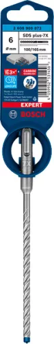 Bosch EXPERT SDS Plus-7X kalapácsfúró o 6 x 100
