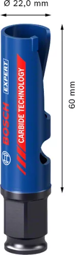 Bosch EXPERT Construction Material körkivágó, 22 mm