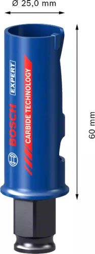 Bosch EXPERT Construction Material körkivágó, 25 mm