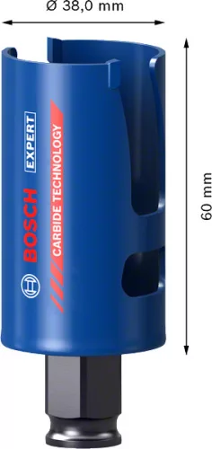 Bosch EXPERT Construction Material körkivágó, 38 mm