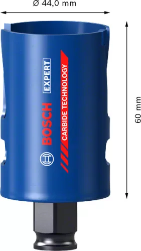 Bosch EXPERT Construction Material körkivágó, 44 mm