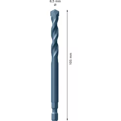  Bosch EXPERT Kőzet központosító fúrószár PCP Tough Material, 105 mm