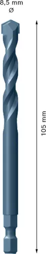Bosch EXPERT Kőzet központosító fúrószár PCP Tough Material, 105 mm