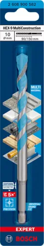 Bosch EXPERT HEX-9 Multi Construction többcélú fúró o 10,0 mm, 1/4"