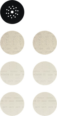 Bosch EXPERT M480 csiszolóháló készlet, 7 db