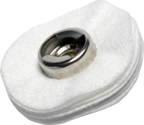 Bosch textil polírozó korong, szövet polírvatta 25mm-es átmérővel