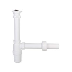   Styron egymedencés mosogatószifon leeresztőszeleppel 40 mm-es elfolyással (STY-538-2)