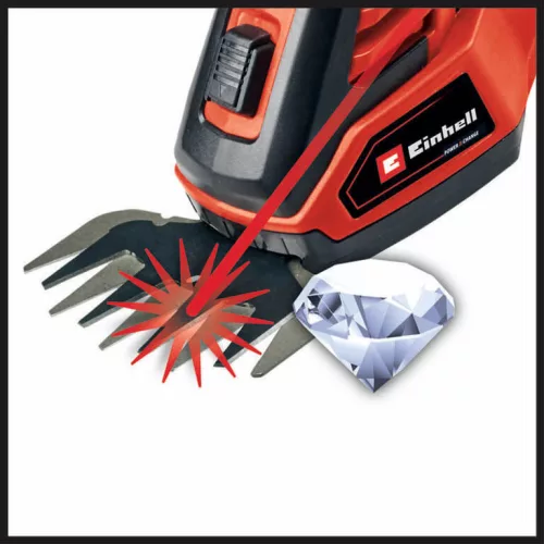 Einhell GE-CG 18/100 Li T-Solo Akkus Fű- és Sövénynyíró 18V (3410310) (Akku és töltő nélkül)