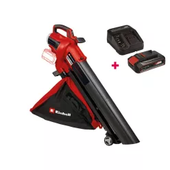   Einhell VENTURRO 36/240 - Solo Akkus lombszívó 2x18V (3433640) + 2db Starter kit (4512097)