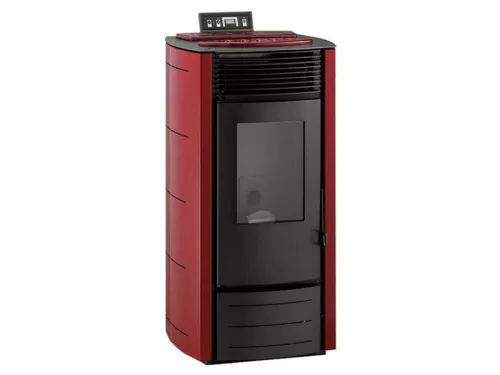 Totya Allegra 13 pellet kandalló 10kW, bordó