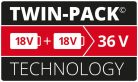 Einhell 2x 18V 2,5Ah PXC-Twinpack CB Akkumulátor csomag (4511524)