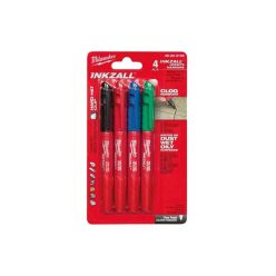 Milwaukee Színes jelölő filc készlet 4db-os (48223106)