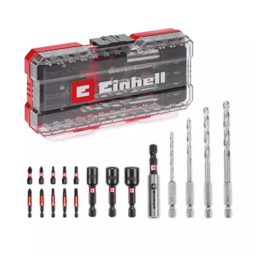 Einhell bit- és dugókulcs készlet (49108709)