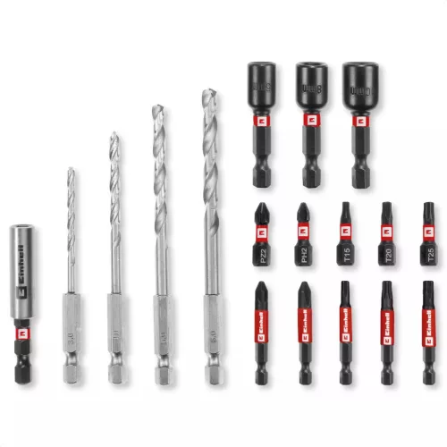 Einhell bit- és dugókulcs készlet (49108709)