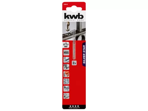 KWB EXPERT HSS-G SILVER STAR spirálfúrószár 1,0 mm