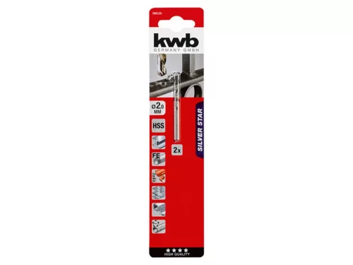 KWB EXPERT HSS-G SILVER STAR spirálfúrószár 2,0 mm