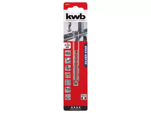 KWB EXPERT HSS-G SILVER STAR spirálfúrószár 3,0 mm