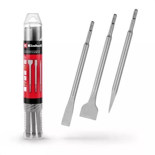 Einhell 3 részes SDS Plus vésőkészlet, 250 mm (49247200)