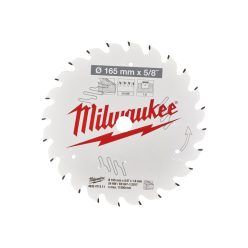   Milwaukee Körfűrészlap fához, akkumulátoros gépekhez 165x15,87/24 (4932471311)