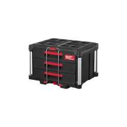 Milwaukee PACKOUT 3 Fiókos tároló láda (4932472130)