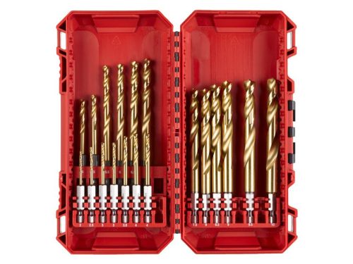 Milwaukee RED HEX Schockwave HSS-G Fémfúró készlet 19 részes (2-10mm) (4932493866)