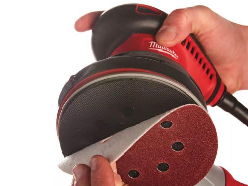 Milwaukee ROS 125 E Excentercsiszoló, fordulatszám szabályzós (300W/125mm) (4933433180)