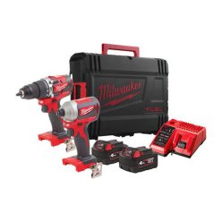   Milwaukee M18 CBLPP2A-402C Akkus szénkefementes erőcsomag (2x4,0Ah/18V) (4933464536)