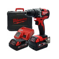   Milwaukee M18 CBLPD-422C Akkus Ütvefúró-csavarozó 18V 1x4,0Ah 1x2,0Ah (4933472116)