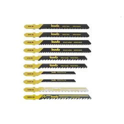 Einhell Beszúrófűrészlap készlet 10 részes, T-szár