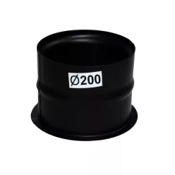 TOTYA Füstcső hüvely acél 200