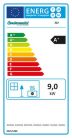 Centrometal CentroPelet Z12 Pellet Kályha 9kW légfűtéses, fehér