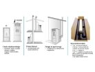Centrometal CentroPelet Z12 Pellet Kályha 9kW légfűtéses, szürke