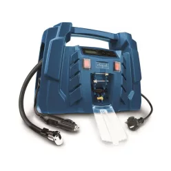   Scheppach Air Force 5 Olajmentes táskakompresszor, 8 bar, 12V/230V
