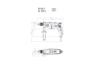 Metabo BEV 1300-2 Fúrógép /Fogaskoszorús fúrótokmány/ (600574000)