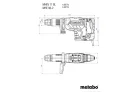 Metabo MHEV 11 BL Vésőkalapács SDS-max 1500W 18J műanyag hordtáskában (600770500)