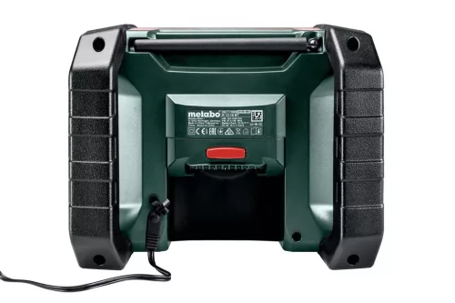 Metabo R 12-18 DAB+ BT Akkus építkezési rádió (600778850) (Akku és töltő nélkül)