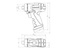 Metabo PowerMaxx BS Basic Akkus Fúrócsavarozó 12V 2x2,0Ah 34Nm (600984000)